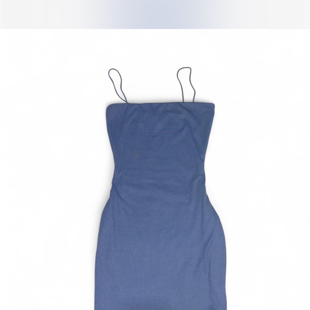 Love Tree Strapless Blue Dress